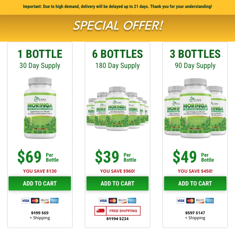 Moringa Magic Supplements