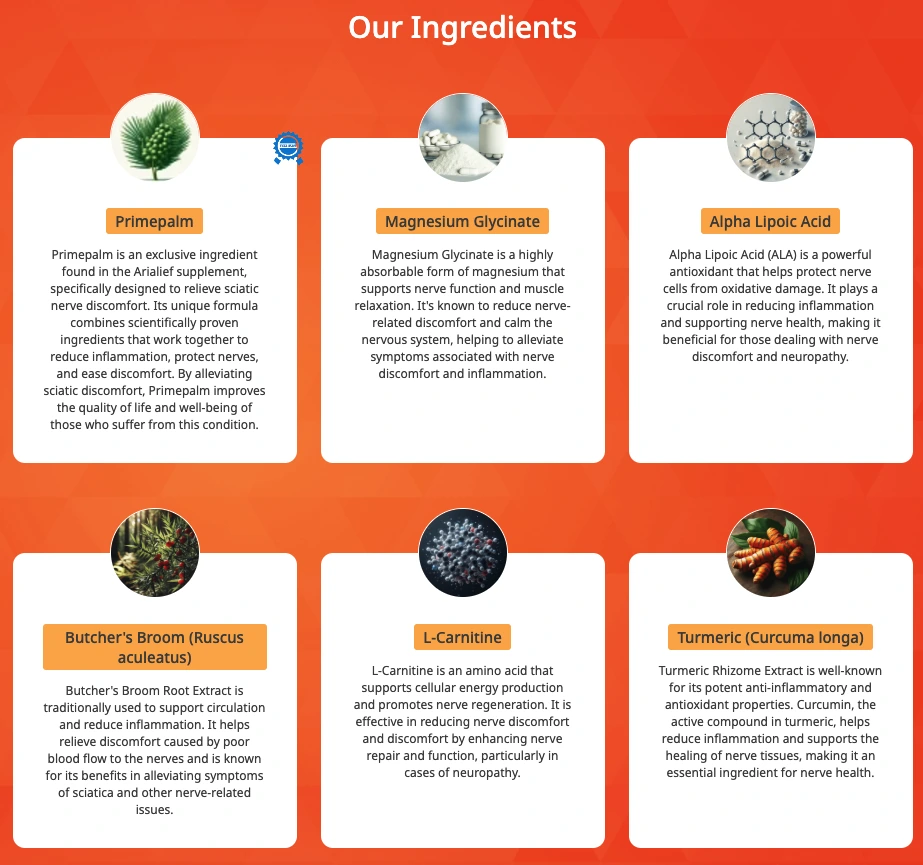 Arialief Supplements Health